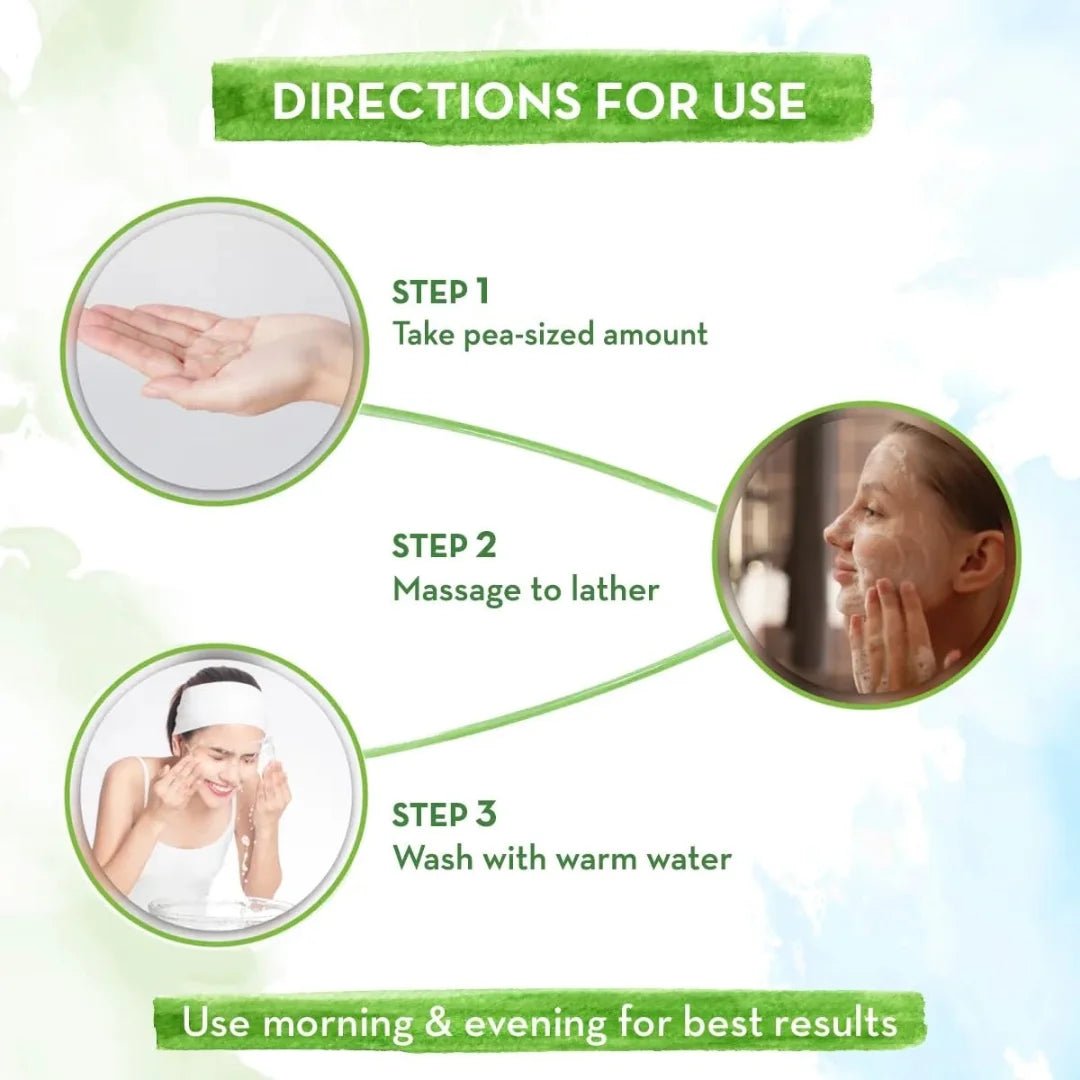 Mamaearth Rice Face Wash & Vitamin C Face Wash - 100ml (Pack of 2) - Deals999
