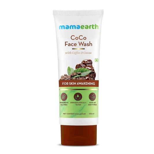 Mamaearth CoCo Face Wash for Women, with Coffee & Cocoa for Skin Awakening (100ml)