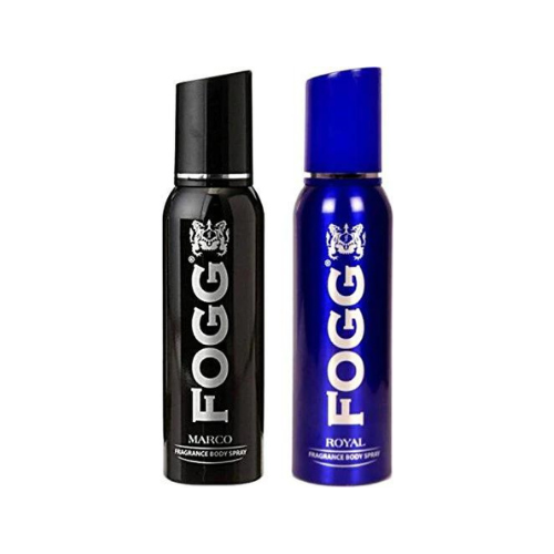 Fogg Marco And Royal Deodorant Body Spray Combo For Men, Pack Of 2 (240 Ml)