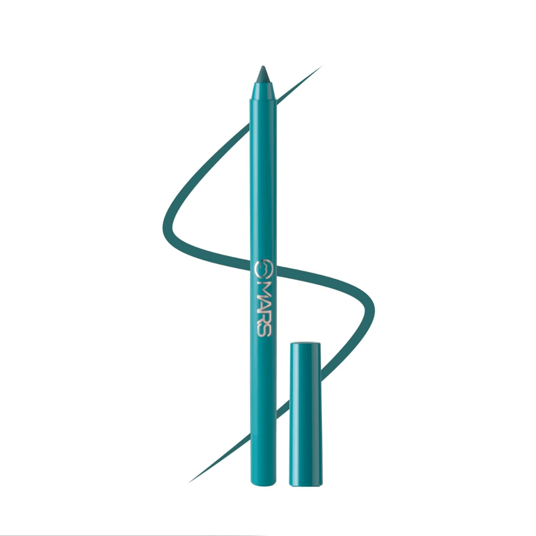 MARS Won't Smudge Won't Budge Smooth Glide Matte Kajal Pencil| Long Stay & Waterproof (1.4G) (02 - High Tide), Blue - Deals999