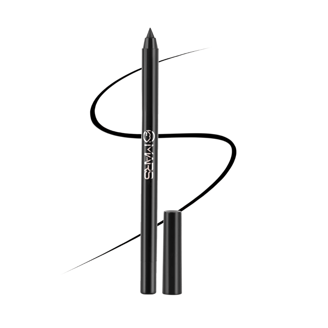 MARS Won't Smudge Won't Budge Smooth Glide Matte Kajal Pencil| Long Stay & Waterproof (1.4G) (02 - High Tide), Blue - Deals999