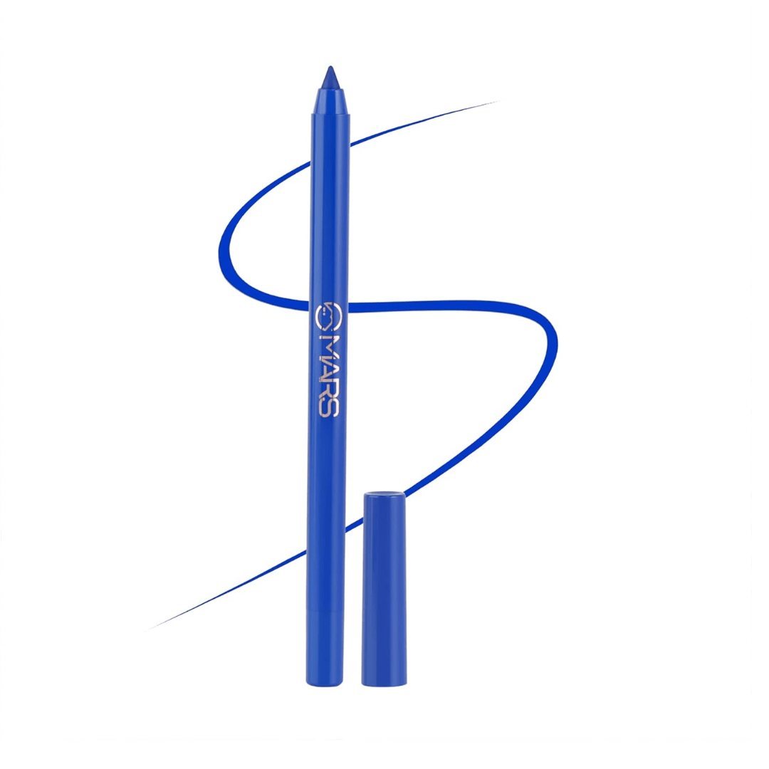 MARS Won't Smudge Won't Budge Smooth Glide Matte Kajal Pencil| Long Stay & Waterproof (1.4G) (02 - High Tide), Blue - Deals999