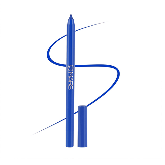 MARS Won't Smudge Won't Budge Smooth Glide Matte Kajal Pencil| Long Stay & Waterproof (1.4G) (02 - High Tide), Blue - Deals999