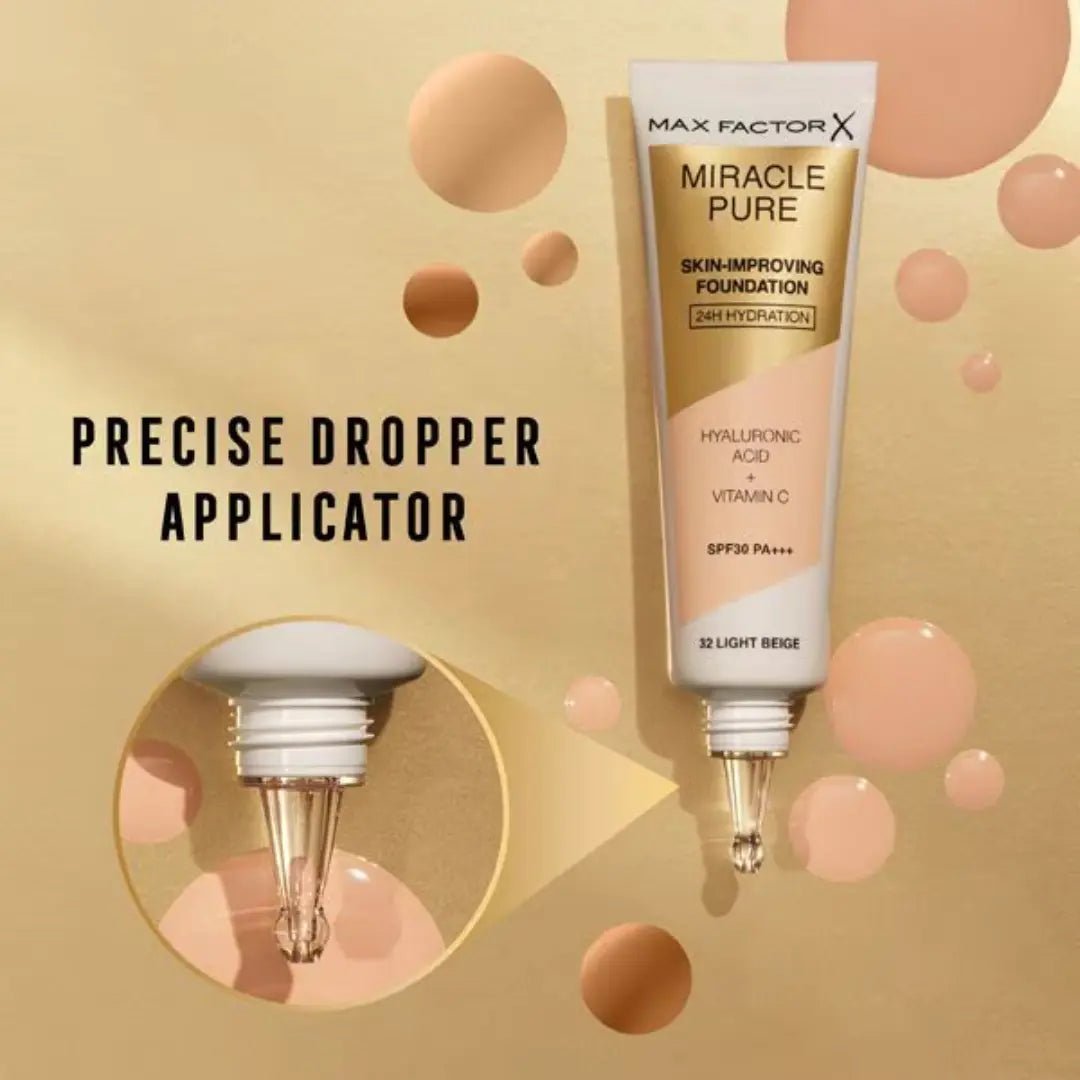 Max Factor Miracle Pure Foundation 30 Porcelain - Deals999