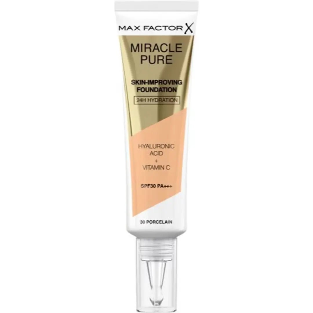 Max Factor Miracle Pure Foundation 30 Porcelain - Deals999