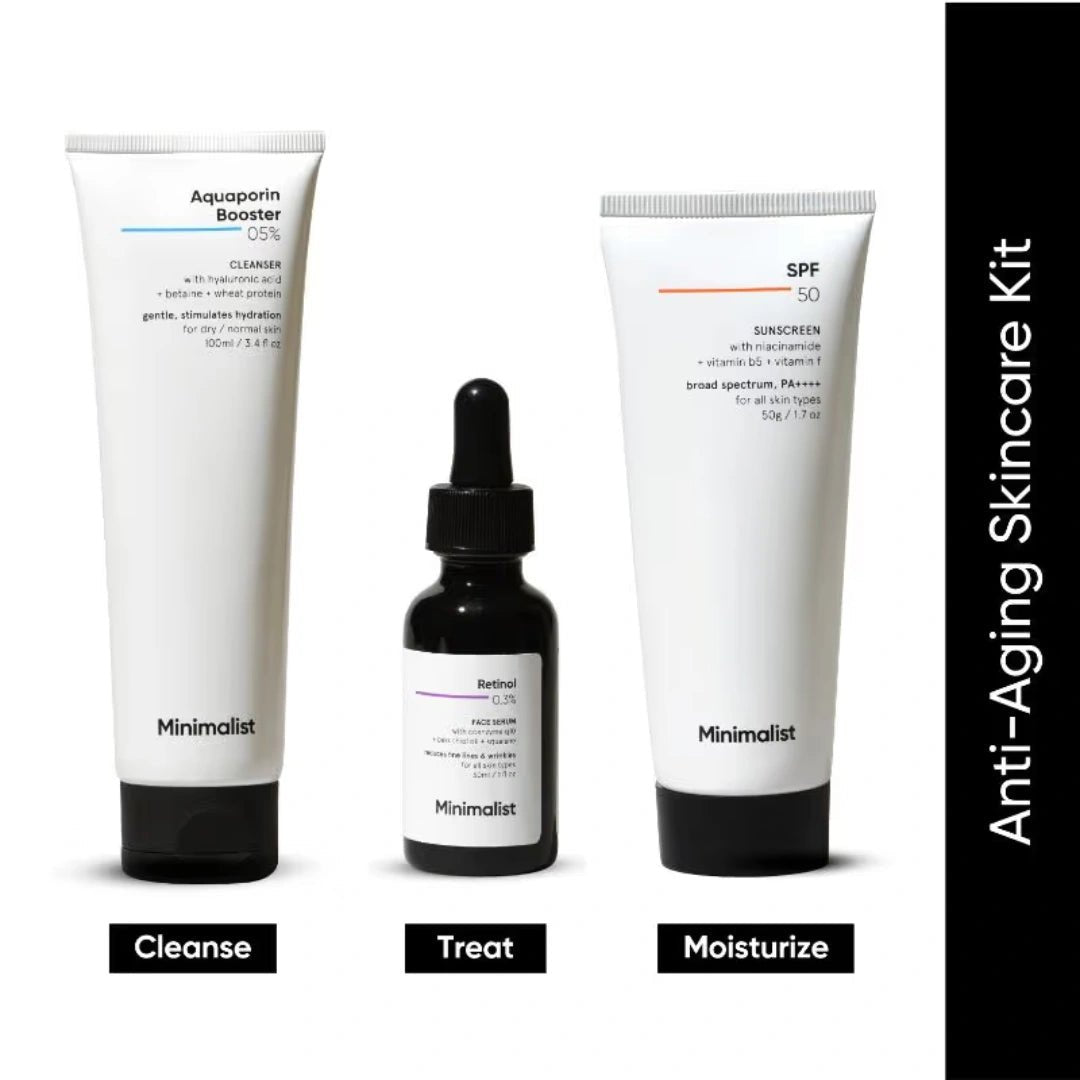 Minimalist Anti Aging Solution (3 pieces) - Deals999