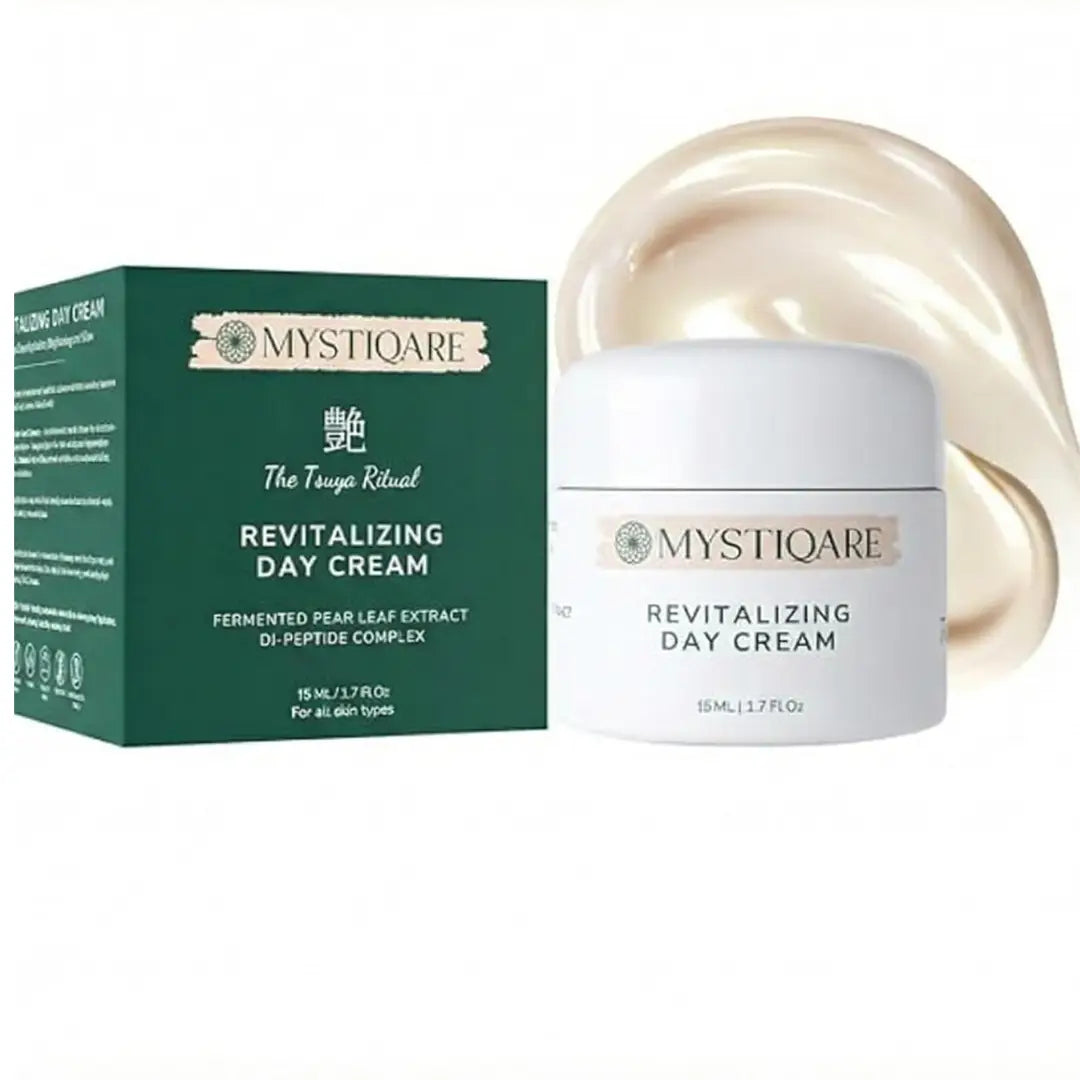 Revitalizing Day Cream | Japanese Beauty Formula | Niacinamide, Hyaluronic Acid & Anti-aging Peptides | Brightening & Firming Skincare | 15ml