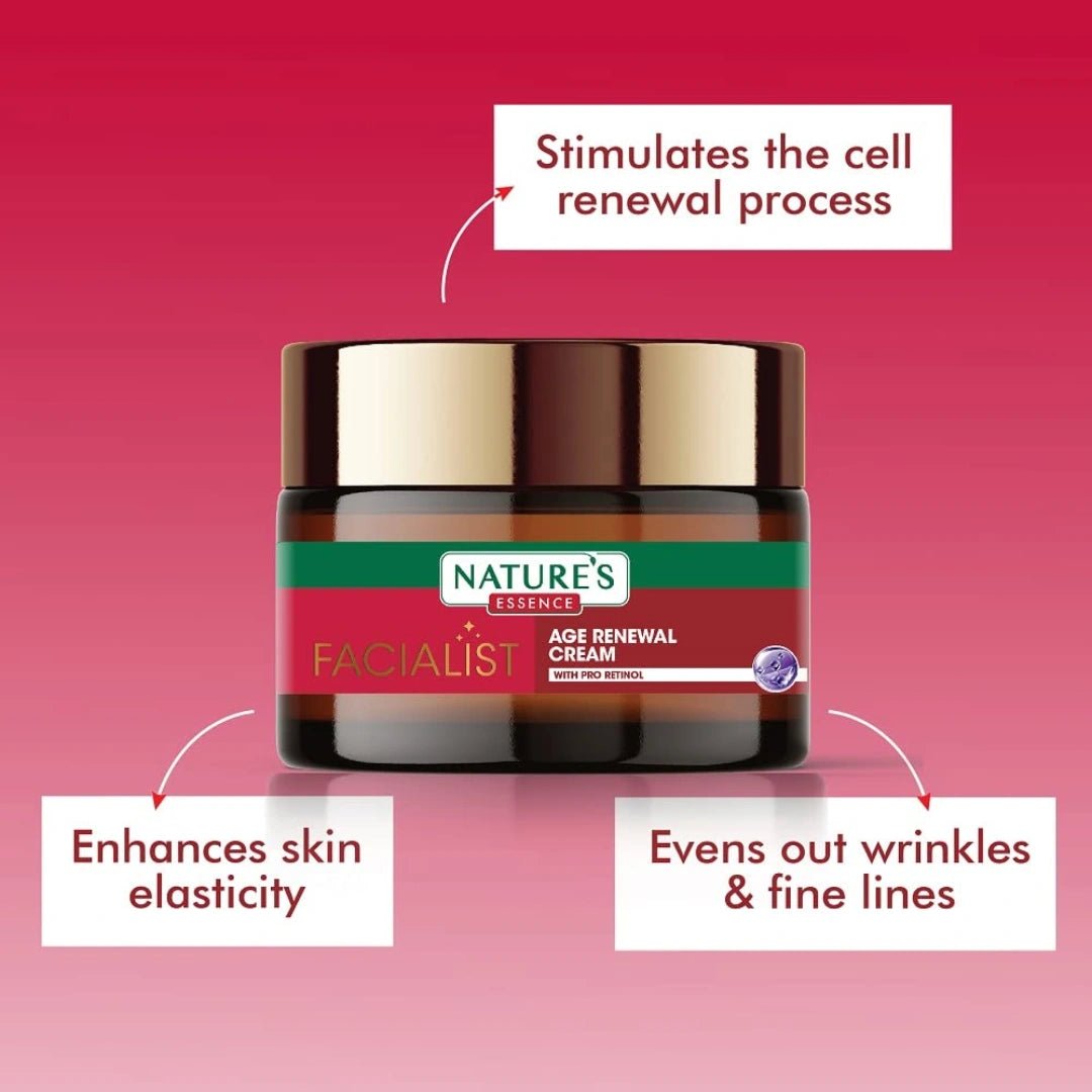 NATURES ESSENCE Face Cream For Daily Use|Anti - Ageing Face Cream For Women|Age Renewal Cream With 0.3% Pro - Retinol|45Gm - Deals999
