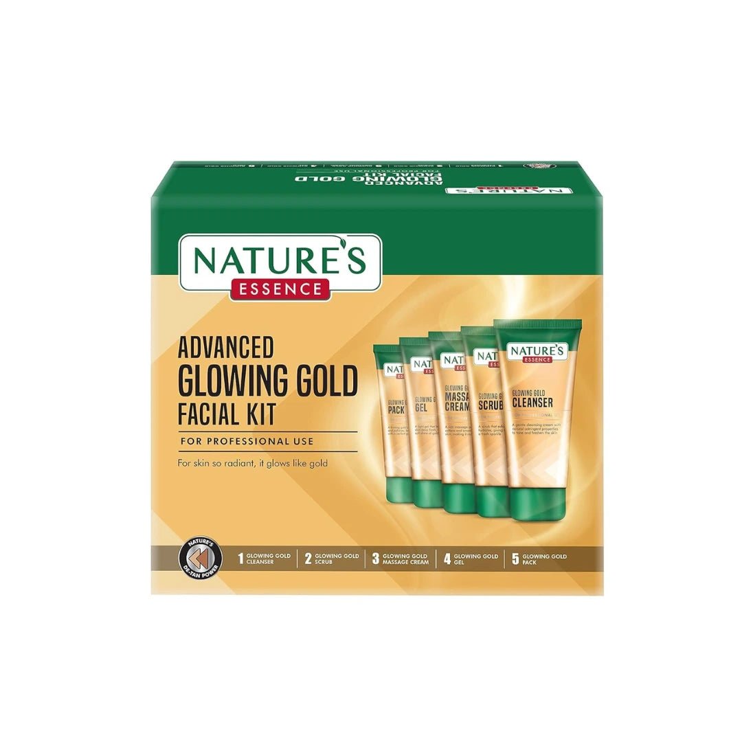 NATURES ESSENCE Glowing Gold Facial Kit, 500g - Deals999