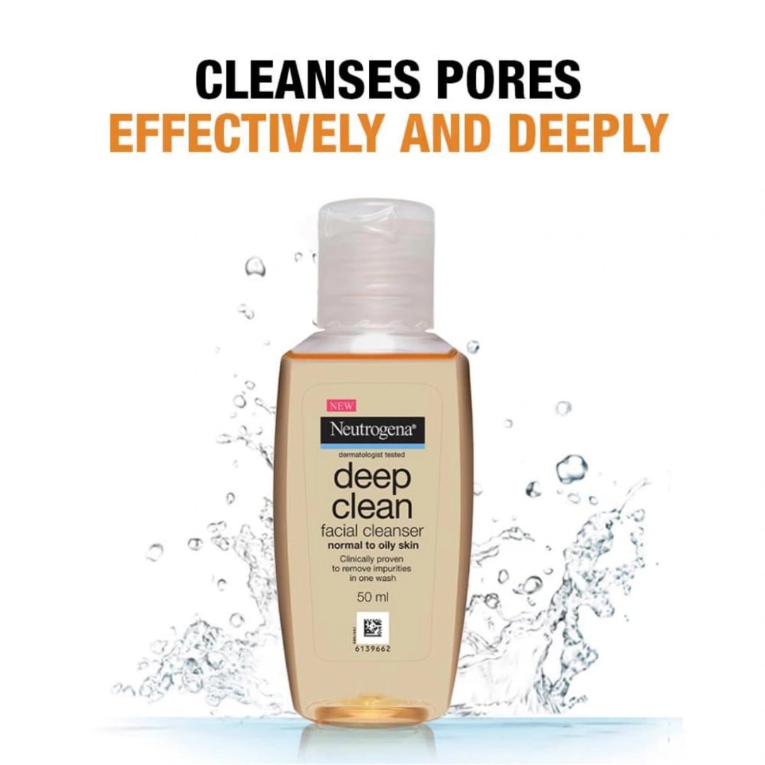 Neutrogena Deep Clean Facial Cleanser, 50ml - Deals999