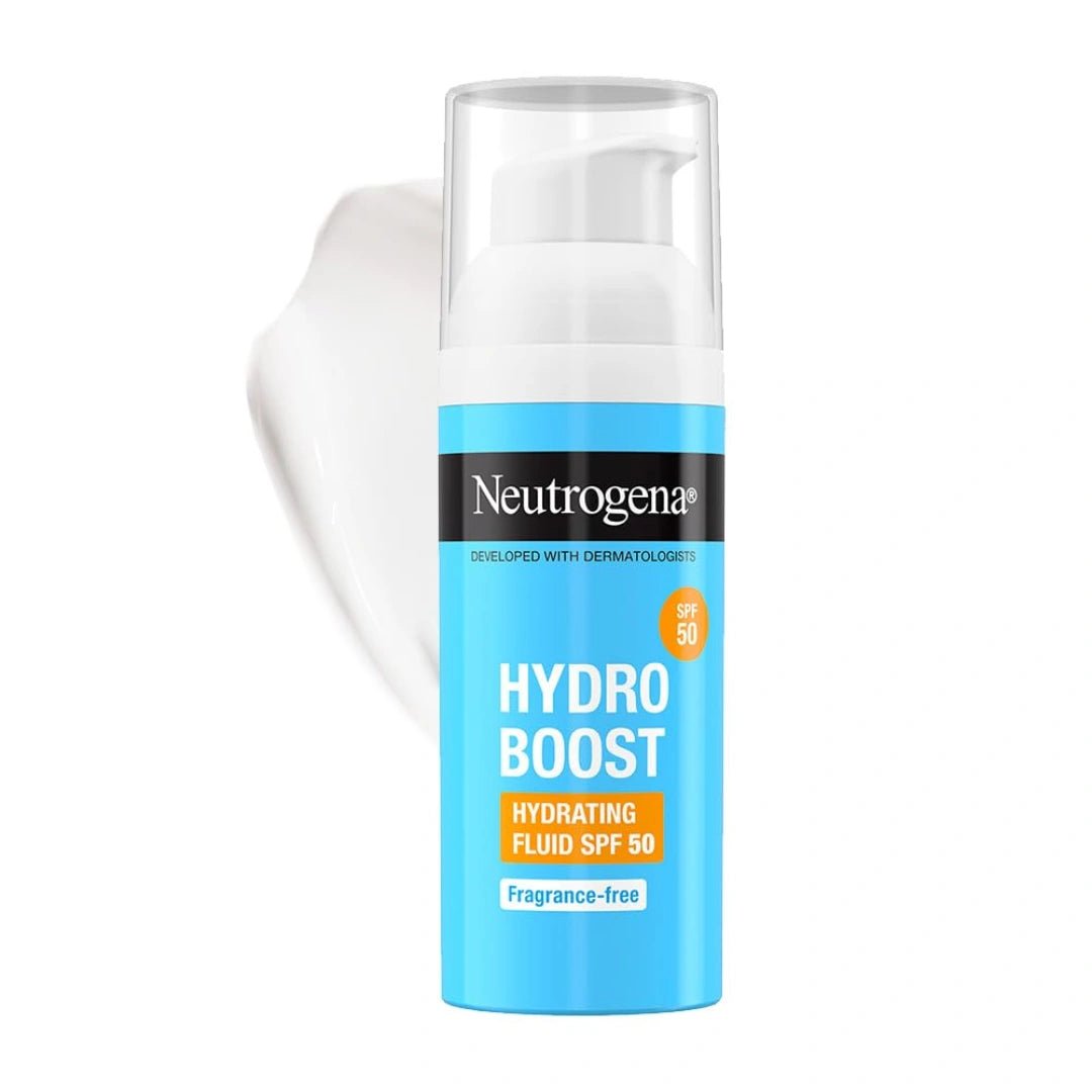 Neutrogena Hydro Boost Face Sunscreen SPF50 + Hyaluronic Acid, Niacinamide Oily & Sensitive Skin (50ml) - Deals999