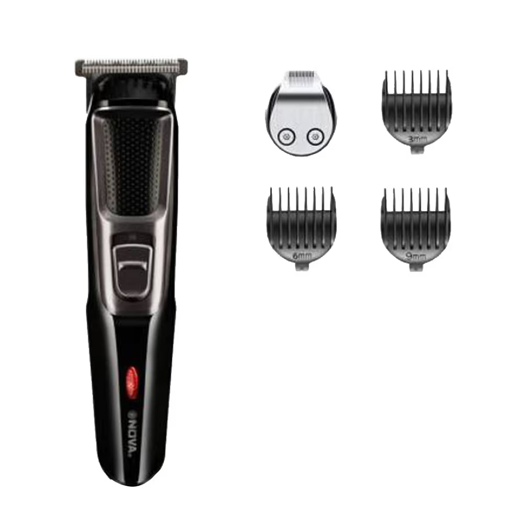 Nova NHT 1077 Trimmer for Men - Black (1Pcs)