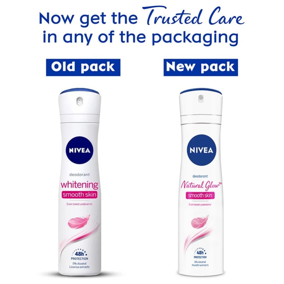Nivea Whitening Smooth Skin Deodorant For Women (150ml) - Deals999