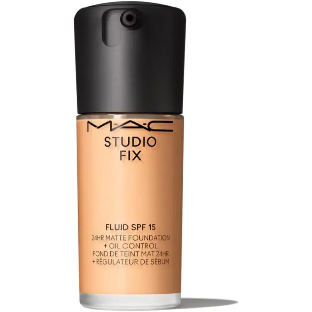 MAC Studio Fix Fluid SPF 15 24Hr Matte Foundation Plus Oil Control - NC35 by MAC for Women - 1 oz Foundation