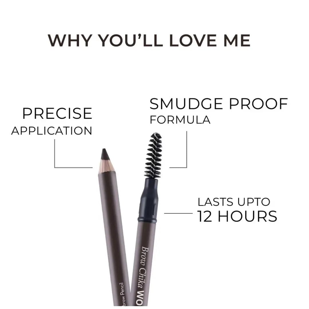 Nykaa Brow Chika WOW Eyebrow Pencil - Coven Cocoa 01 (1.08g) - Deals999