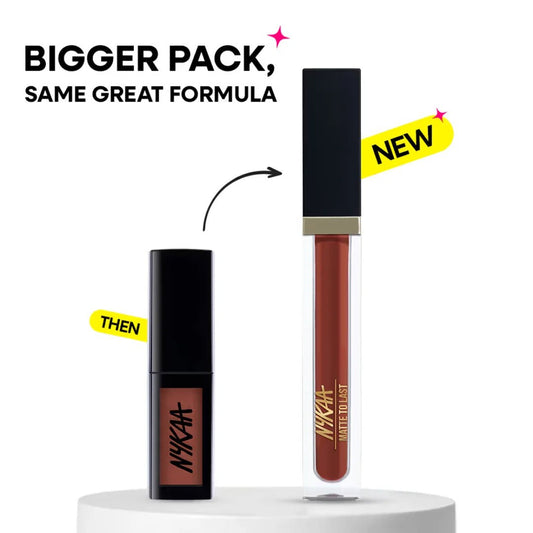 Nykaa Matte To Last ! Transferproof Liquid Lipstick - Gul - 17 (5ml) - Deals999