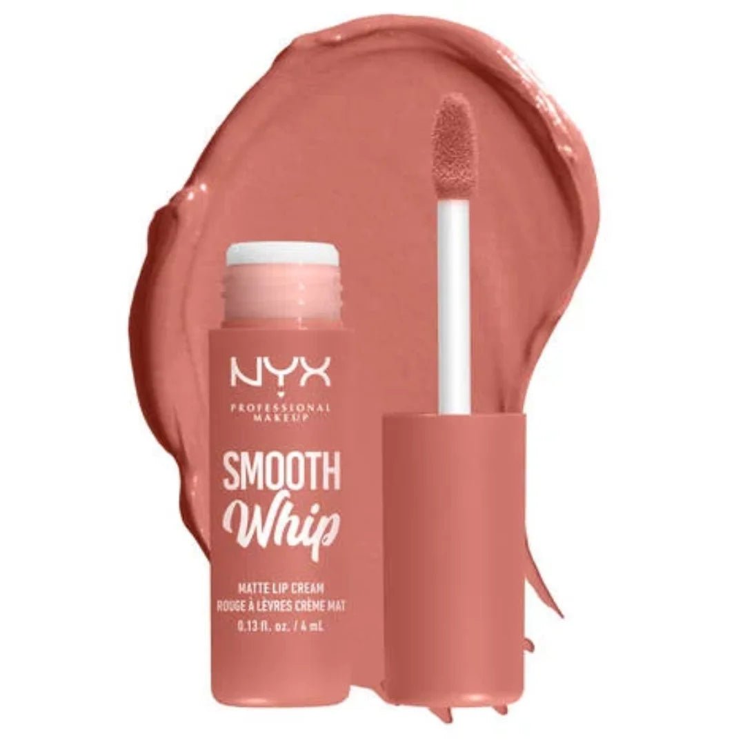 NYX PROFESSIONAL MAKEUP Smooth Whip Matte Lip Cream, Long Lasting, Moisturizing, Vegan Liquid Lipstick - Latte Foam (Pinky Mauve) - Deals999