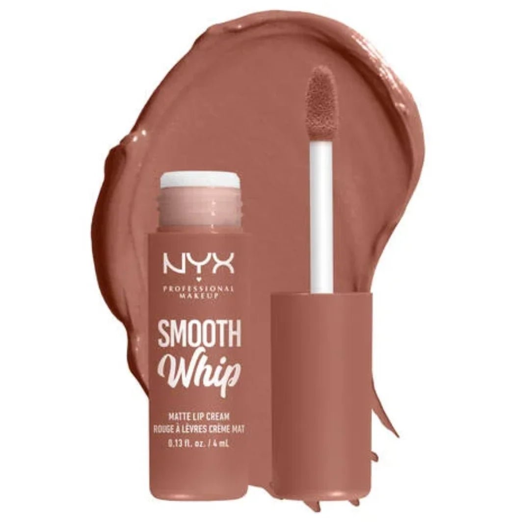 NYX PROFESSIONAL MAKEUP Smooth Whip Matte Lip Cream, Long Lasting, Moisturizing, Vegan Liquid Lipstick - Latte Foam (Pinky Mauve) - Deals999