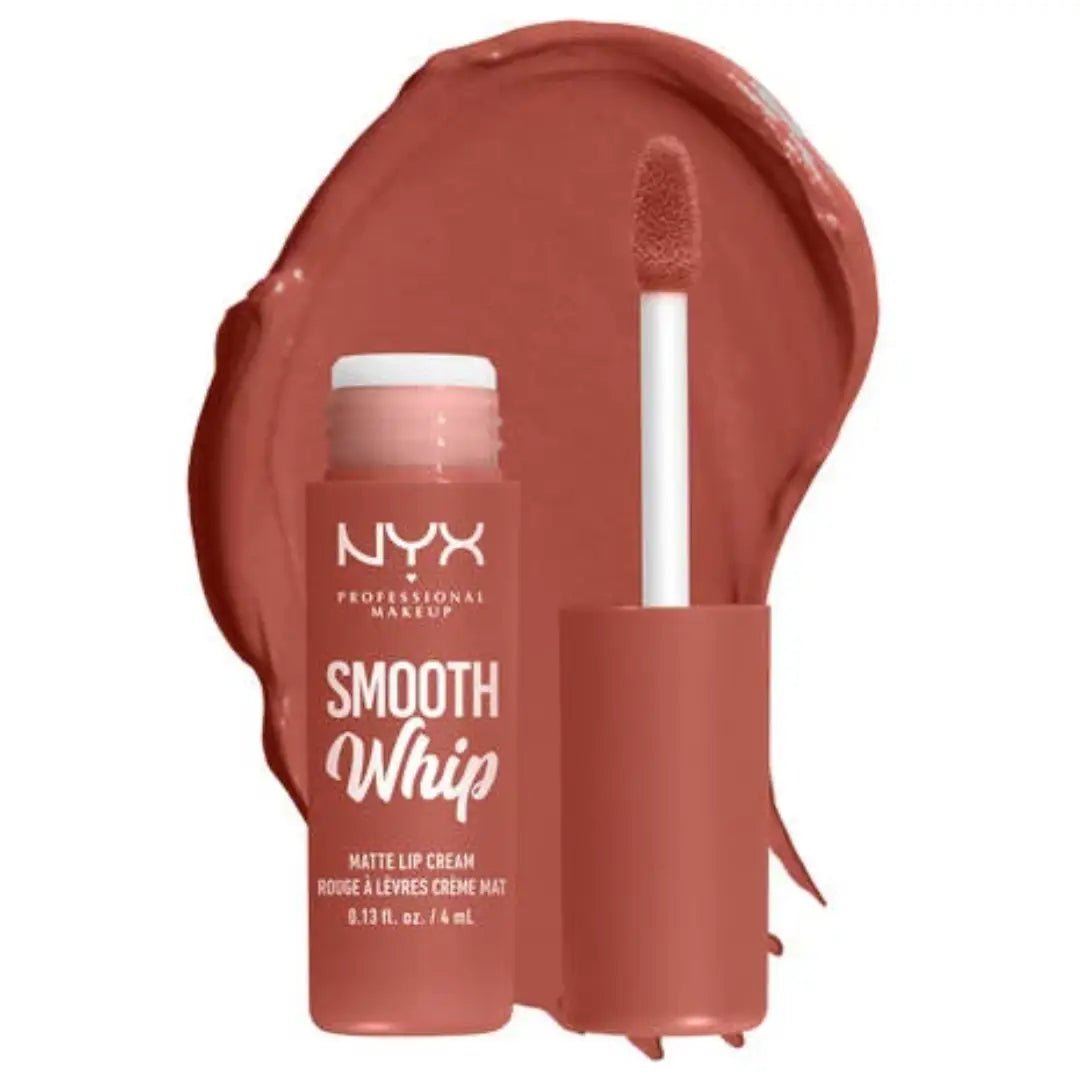 NYX PROFESSIONAL MAKEUP Smooth Whip Matte Lip Cream, Long Lasting, Moisturizing, Vegan Liquid Lipstick - Latte Foam (Pinky Mauve) - Deals999