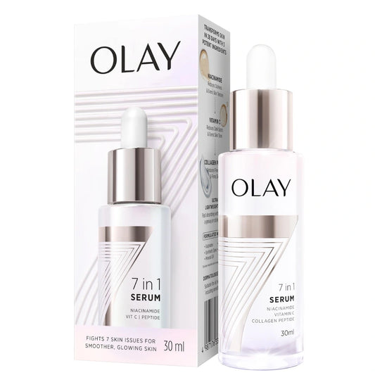 Olay 7in1 Ultra-light Face Serum | Niacinamide, Vitamin C, Collagen Peptides (30ml)