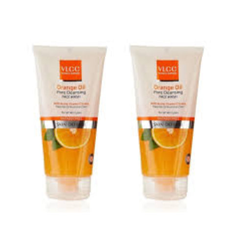 VLCC Orange Oil Pore Cleansing Face Wash Combo (150g*2) (Pack of 2)
