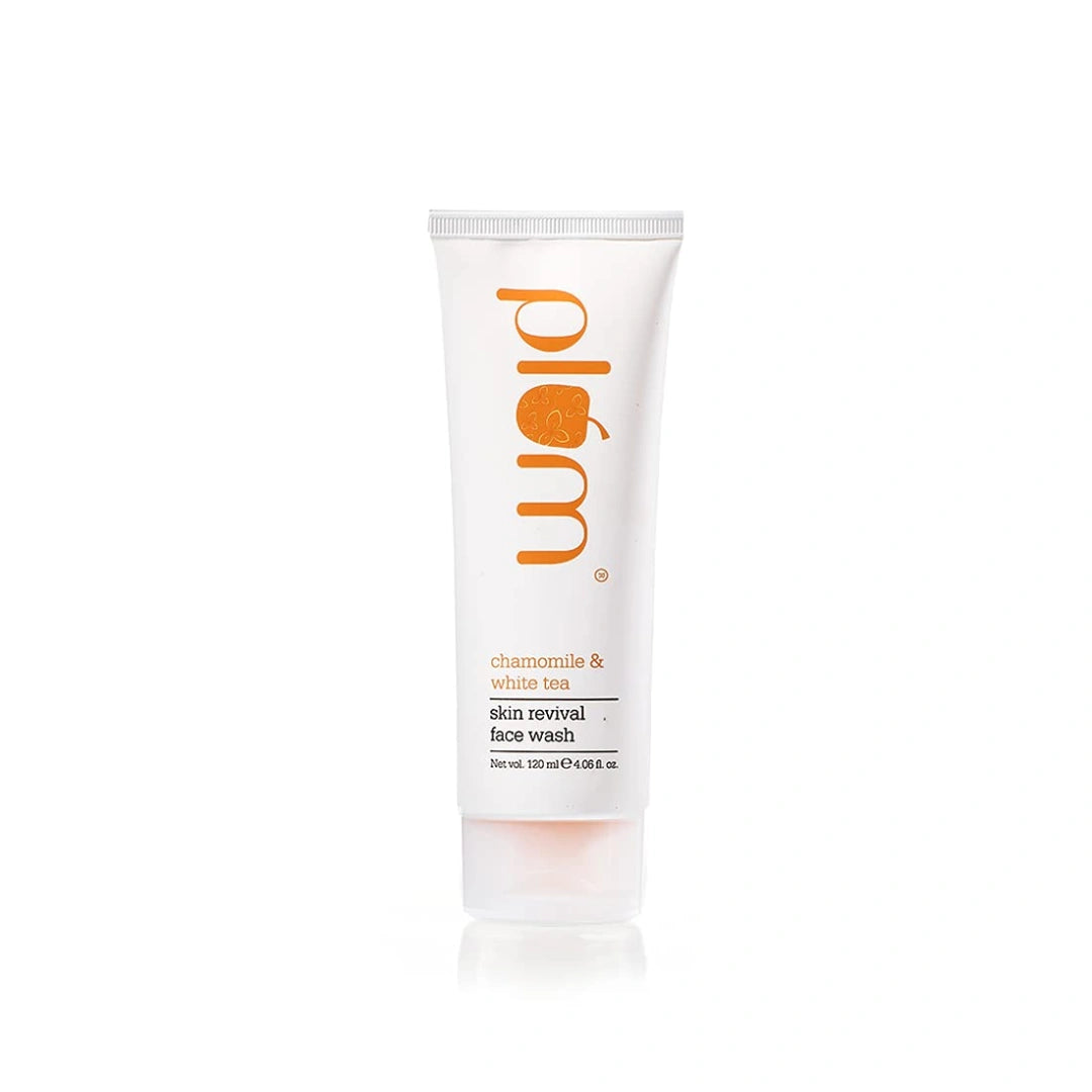 Plum Skin Revival Face Wash - Chamomile & White Tea, 120 ml