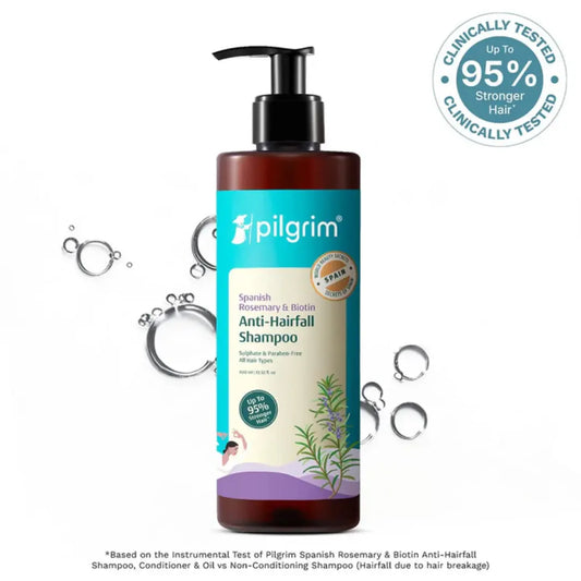 Pilgrim Spanish Rosemary & Biotin Anti-Hairfall Shampoo - 400ml