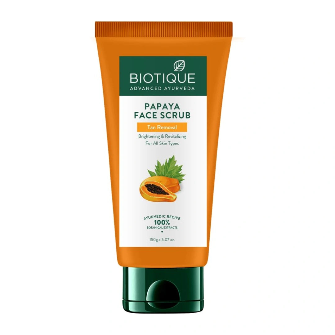 Biotique Papaya Tan Removal Brightening & Revitalizing Face Scrub 150g