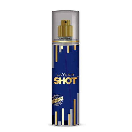 Layer'r Shot Gold Passion Deodorant Body Spray For Men (135ml)