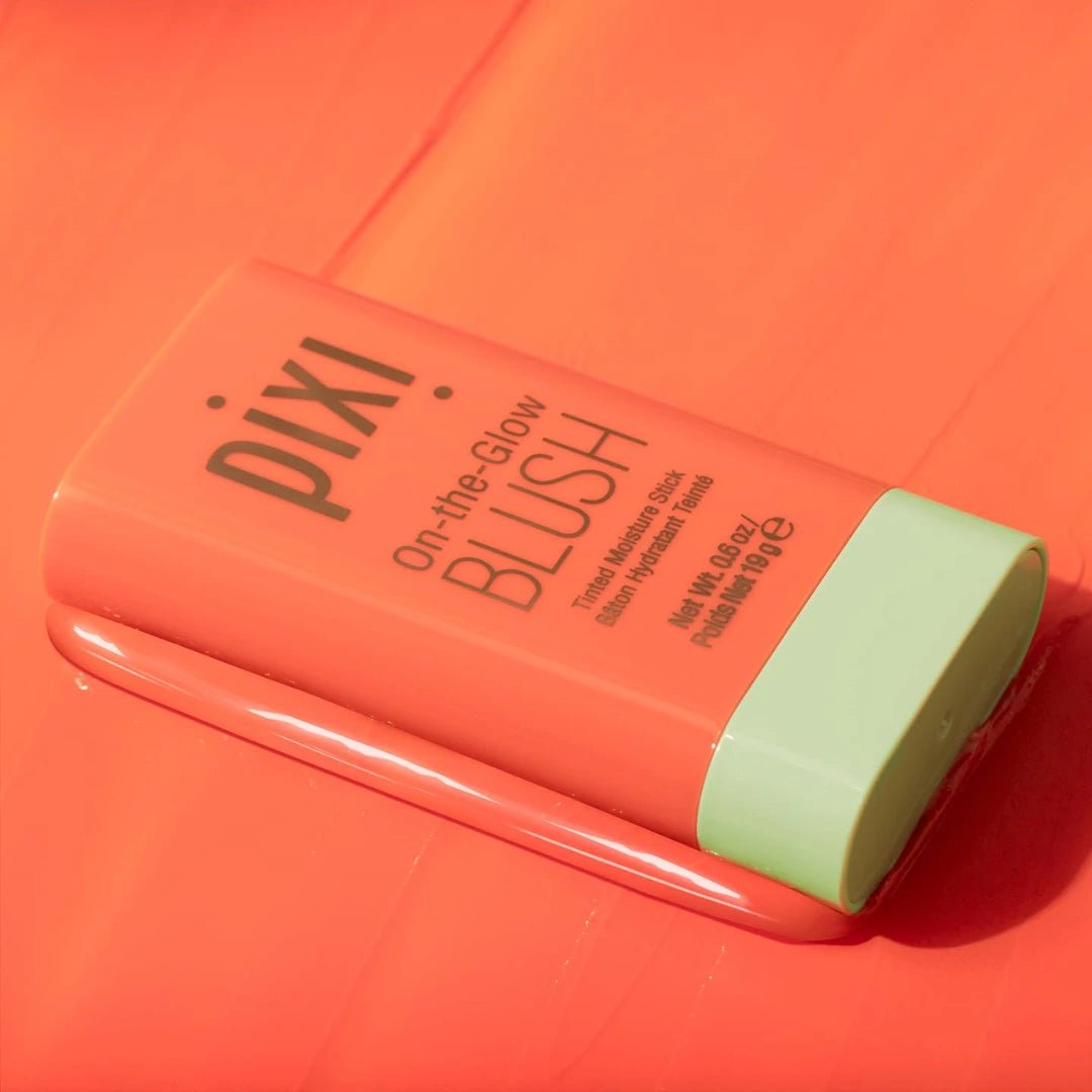 Pixi On - the - Glow Blush - Ruby, Hydrating Tinted Moisture Blush Stick with Ginseng, Aloe Vera & Fruit Extracts, For Cheeks & Lips, 19g / 0.6oz, Paraben - Free - Deals999