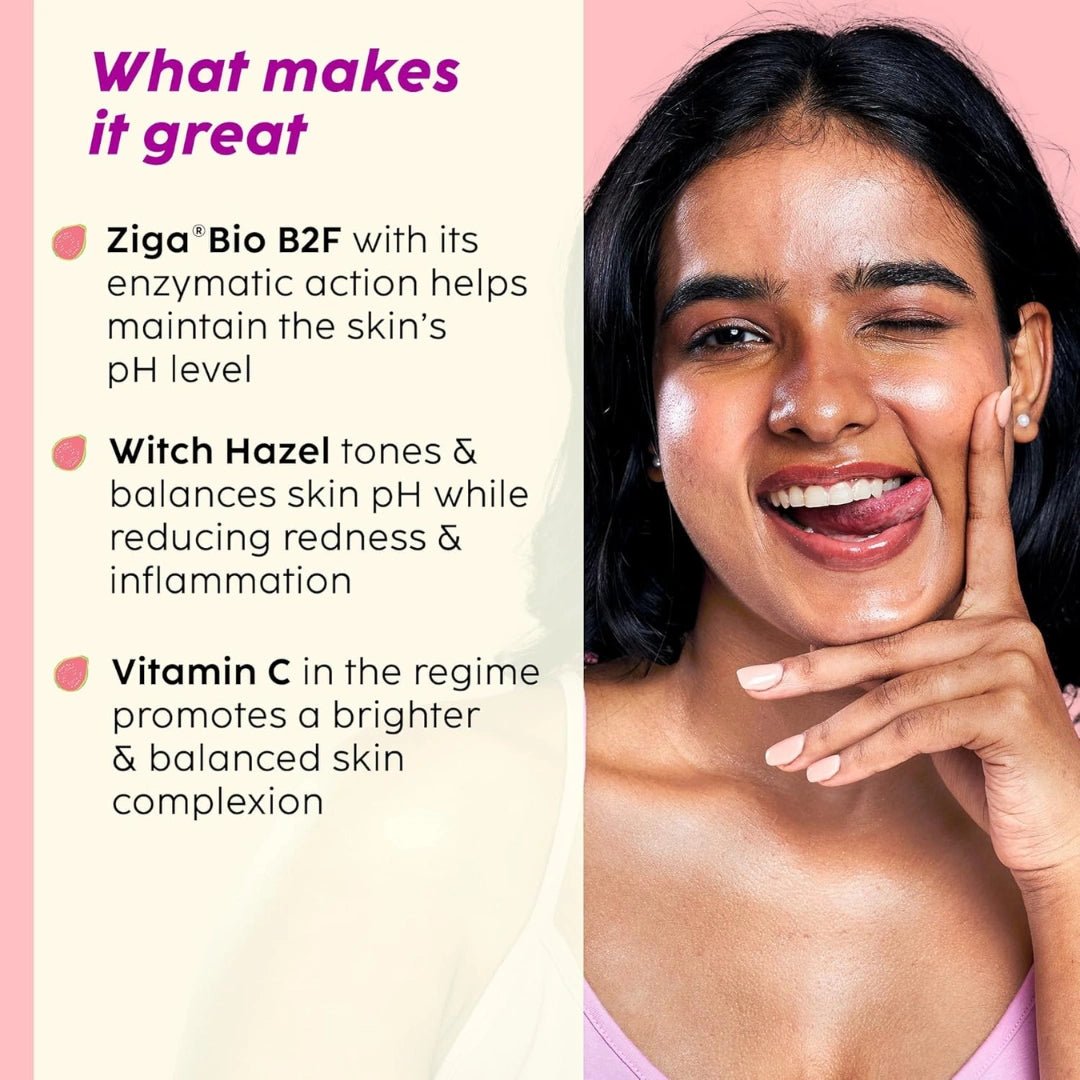 PLIX - THE PLANT FIX Guava & Roses Regime for Bright Skin & Balanced Skin pH| Hydrating Cleanser| 2 - in - 1 Toner Serum| Vitamin C Serum | Smoothie Moisturizer | For Men & Women (pack of 4 ) - Deals999