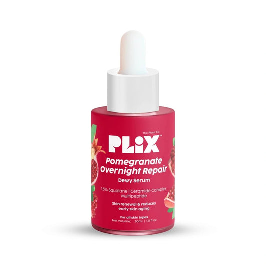 PLIX - THE PLANT FIX Pomegranate Overnight Repair Dewy Serum (30ml) - Deals999