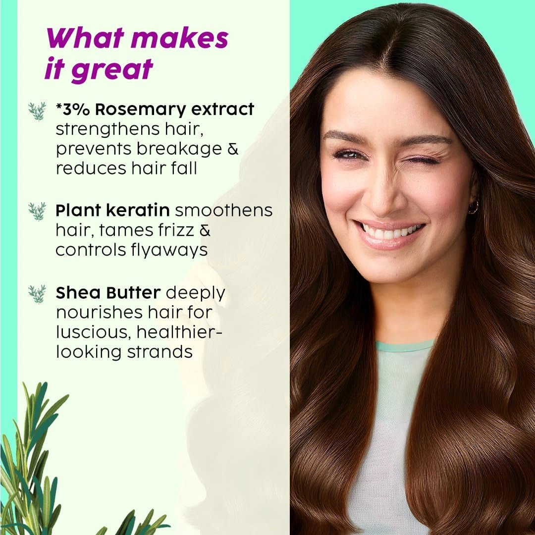 PLIX - THE PLANT FIX | Rosemary Anti Hairfall Kit - Serum (30ml), Shampoo (200ml), Conditioner (175ml) & Hair Mask (200g) | For Hair Thinning, New Hair Growth ( pack of 4) - Deals999