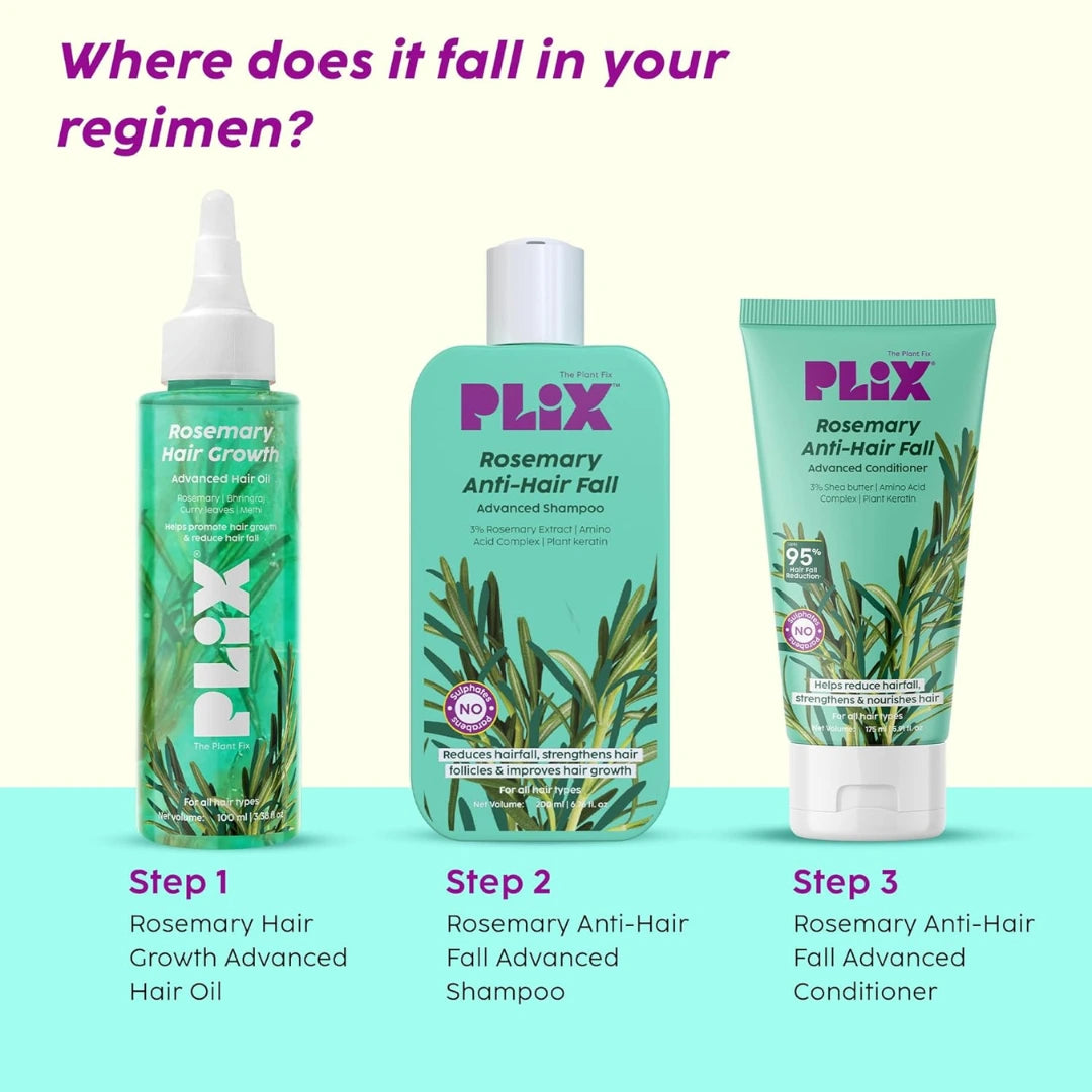 Plix - The Plant Fix Rosemary Hair Growth Advanced Hair Oil (100ml)