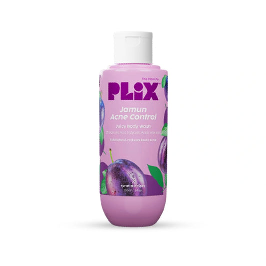 PLIX - THE PLANT FIX Jamun 2% Salicylic Acid Body Wash For Body Acne | Paraben & Silicones Free | Deeply Exfoliating Dead Skin Cells, Prevents Back Acne & Moisturizes Skin | 236ml