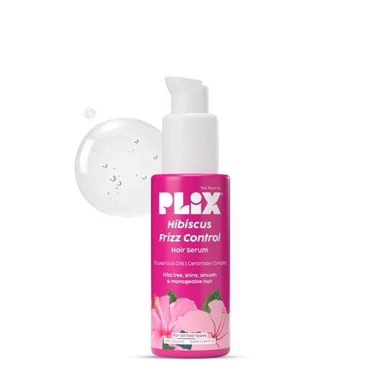 PLIX - THE PLANT FIX Frizz Control Hair Serum | Protects & Smoothes, Dry, Flyaway & Frizzy Hair 50ml