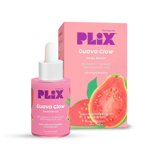 PLIX - THE PLANT FIX 23% Vitamin C Guava Face Serum for Skin Brightening, Clear, Glowing & even toned complexion, 20ml