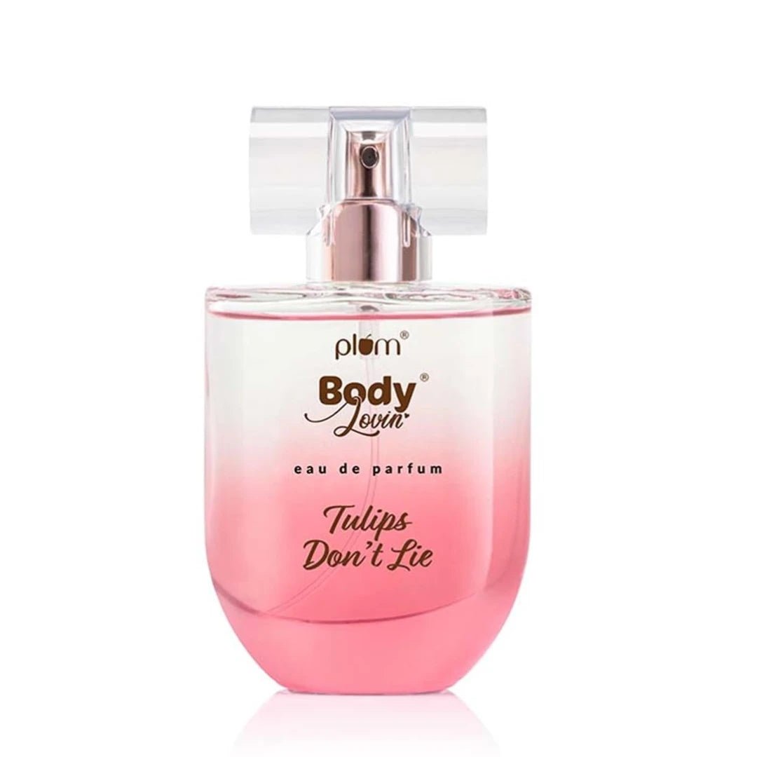 Plum BodyLovin' Tulip Don't Lie Eau De Parfum | Long Lasting & Luxurious Fresh Floral Fragrance | Luxury Perfume For Women | Tulip, Rose, Pomelo & Musk Notes (50 ml) - Deals999