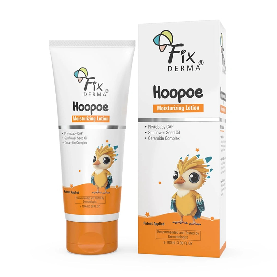 Fixderma Hoopoe Baby Anti-Itch Lotion 100ml | Soothing Relief for Itchy & Irritated Skin | Gentle, Hypoallergenic & Safe for Babies