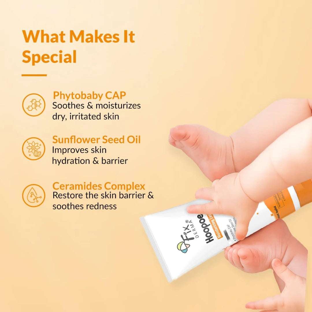 Fixderma Hoopoe Baby Anti-Itch Lotion 100ml | Soothing Relief for Itchy & Irritated Skin | Gentle, Hypoallergenic & Safe for Babies