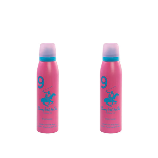 Beverly Hills Polo Club No.9 deodorant for women 150ml (pack of 2)