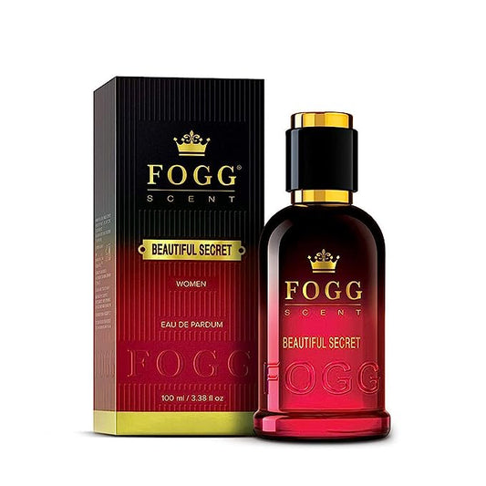 Fogg Beautiful Secret Scent, Eau De Parfum, Womens Perfume, Long-lasting Fresh & Floral Fragrance, 100ml