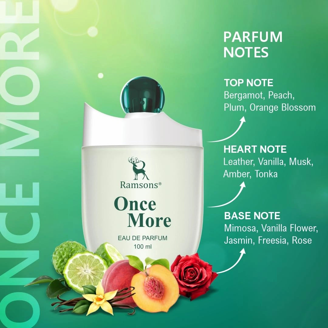 Ramsons - ONCE MORE Eau De Parfum | 100 ML | Perfume For Men
