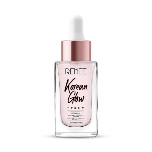 RENEE Korean Glow Serum 15ml, Lightweight, Non Greasy, Hydrates, Smoothens,Plump-up the Skin With Glassy-dewy Shine & Maintain Its Youthful Glow Hyaluronic Acid & Vitamin C - Deals999