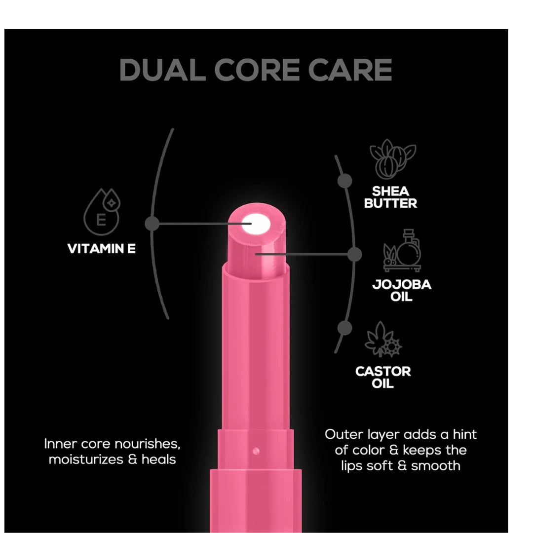 RENEE Lip Fix 3 in 1 Tinted Lip Balm 03 Mimosa 1.6 Gm Heals, Lightens & Nourishes | Dual Core Care Enriched with Vitamin E, Shea Butter & Jojoba Oil for Dry & Chapped Dry Lips - Deals999