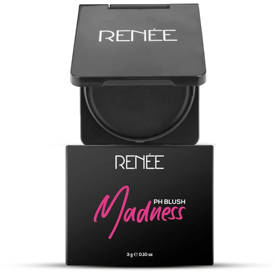 RENEE Madness PH Blush | Instant Unique Pink Payoff | Highly Blendable | Light Weight | Long Lasting | 3 Gm - Deals999