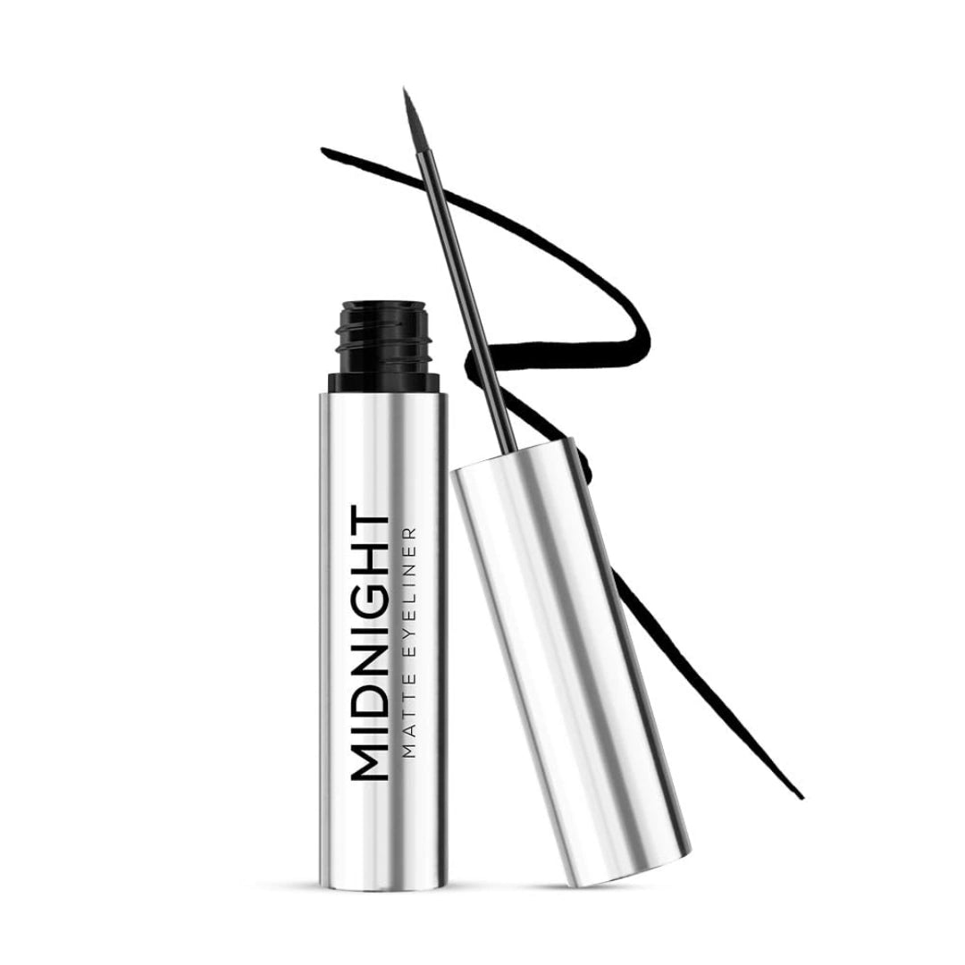 RENEE Midnight Matte Eyeliner | Darkest Black | Long Lasting | Smudge - Proof | Waterproof Formula - Deals999