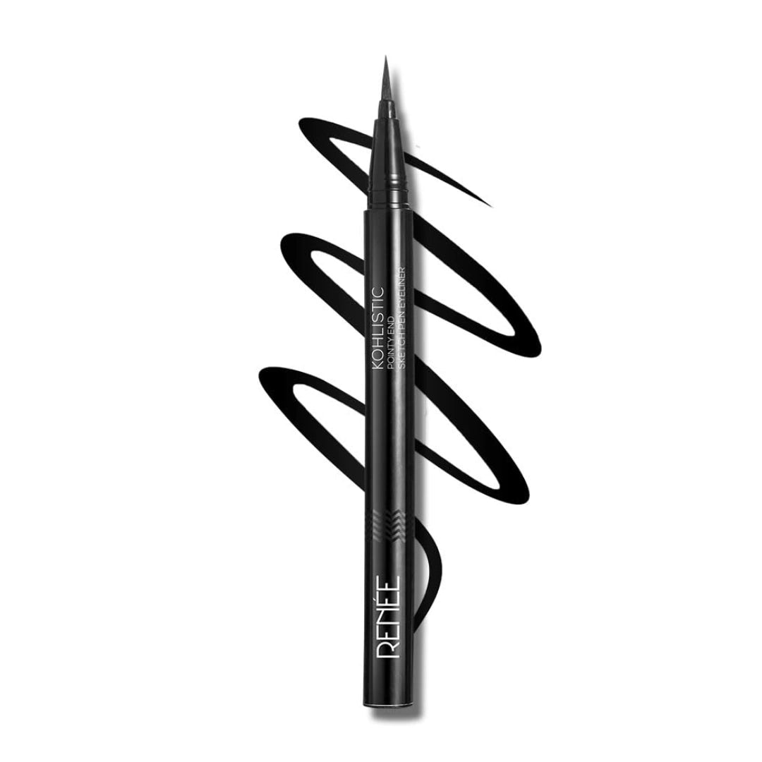 RENEE Pointy End Sketch Pen Smudge Proof Eyeliner - Matte Finish, Light Weight, Water Resistant - Deals999