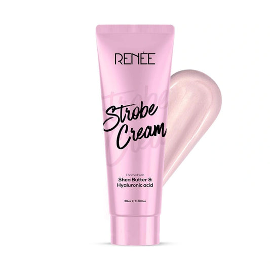 RENEE Strobe Cream, Dewy Finish Highlighter for Face, Smoothens, Plumps & Hydrates Skin 30ml