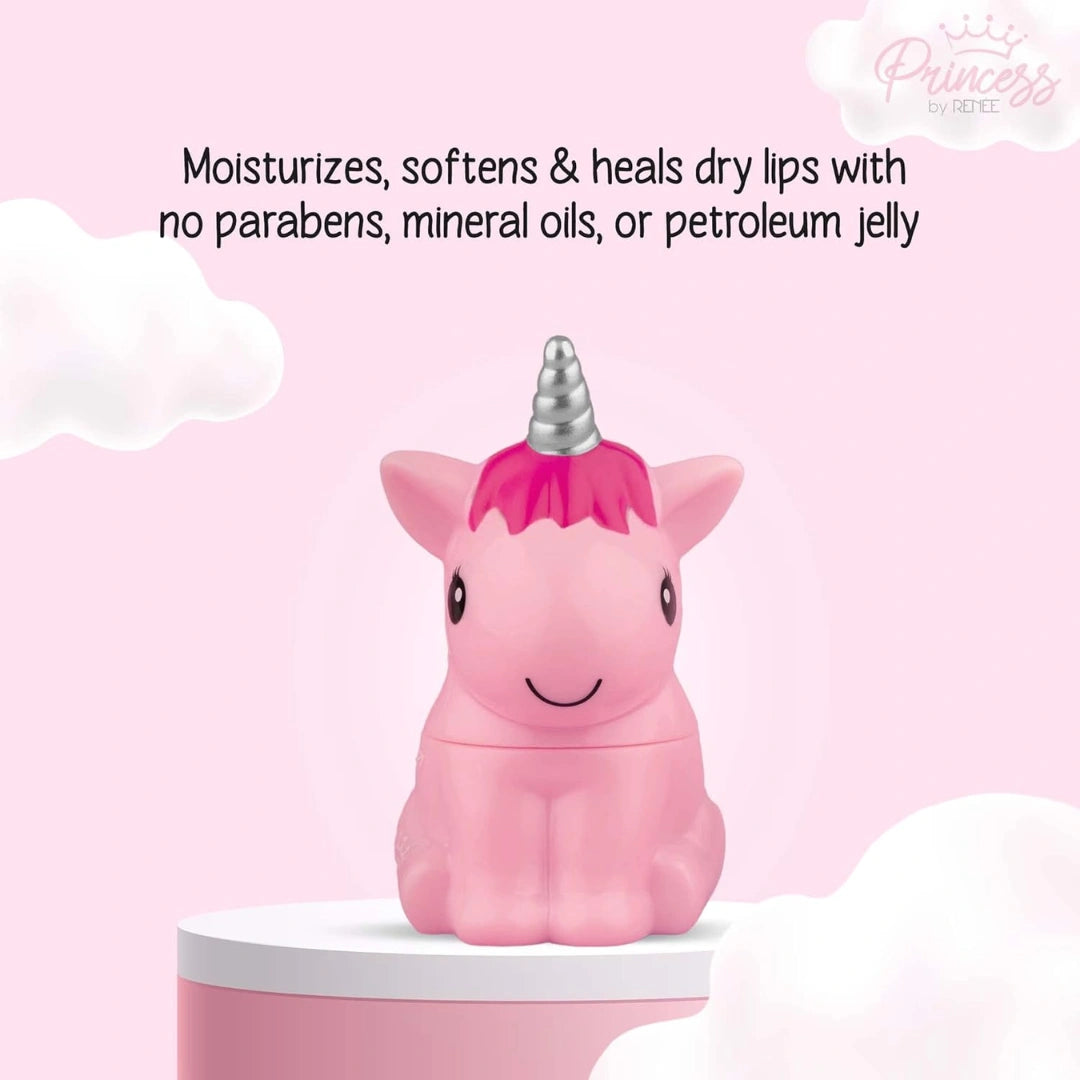 RENEE Princess Snowball Pink Lip Balm | For Pre-Teen Girls | Enriched with Shea Butter | 3Gm